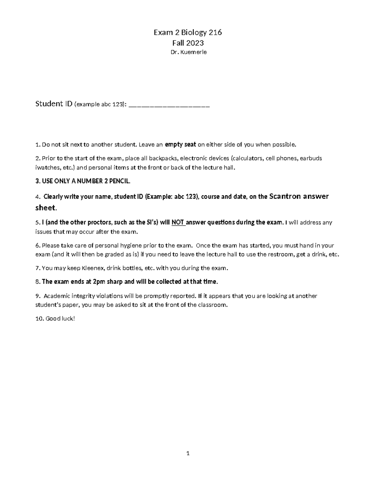Exam 2 BIOL 216 Fall 2023 - Answers & Guidelines Included - Studocu