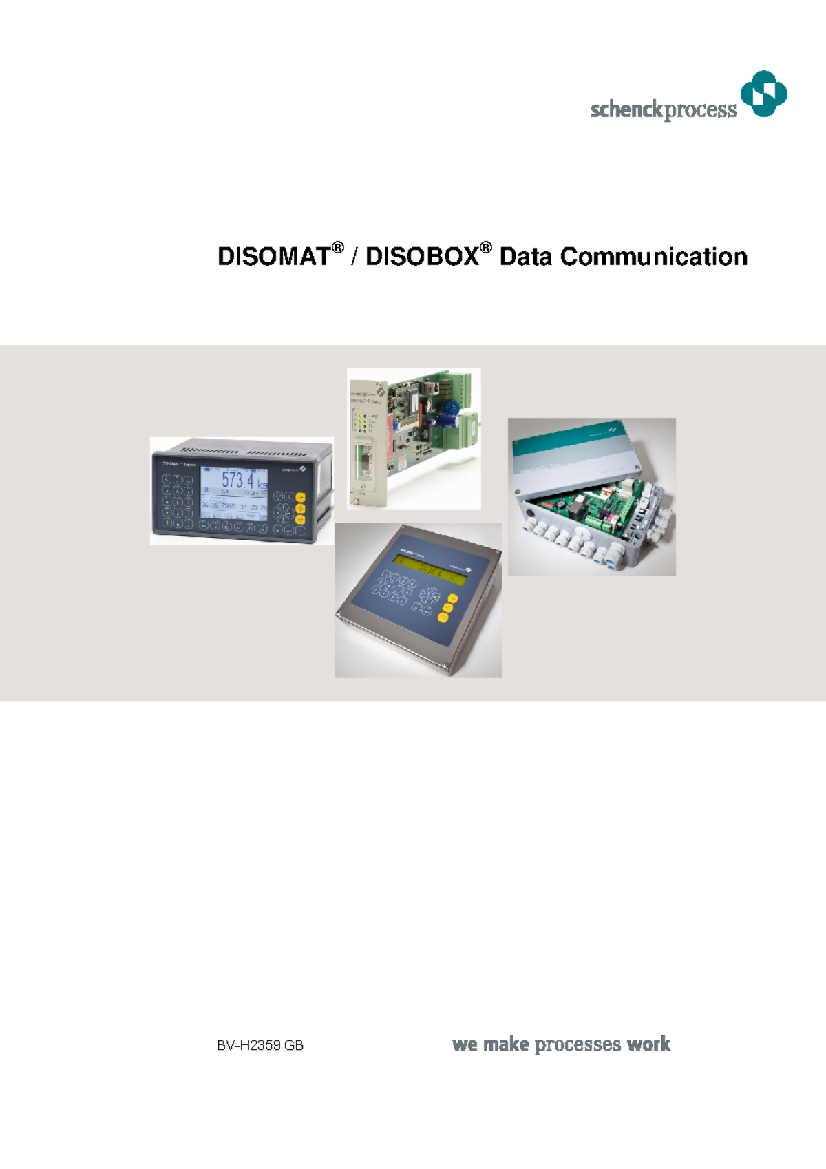 DISOMAT® & DISOBOX® Data Communication Manual - BV-H2359GB - Studocu