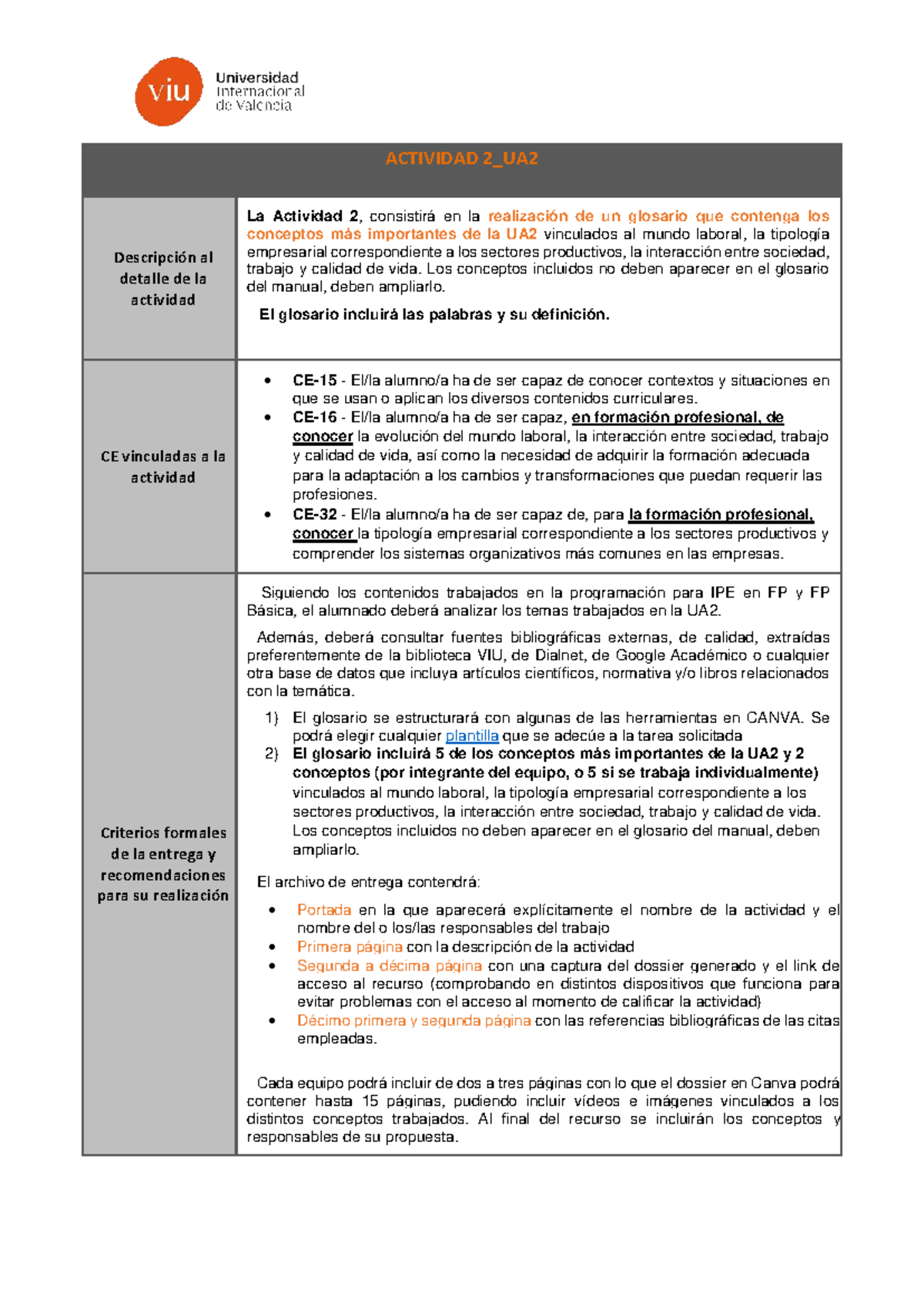 Glosario de Conceptos Clave - Actividad 2 UA2 37MSEC FOL IPE - Document Preview