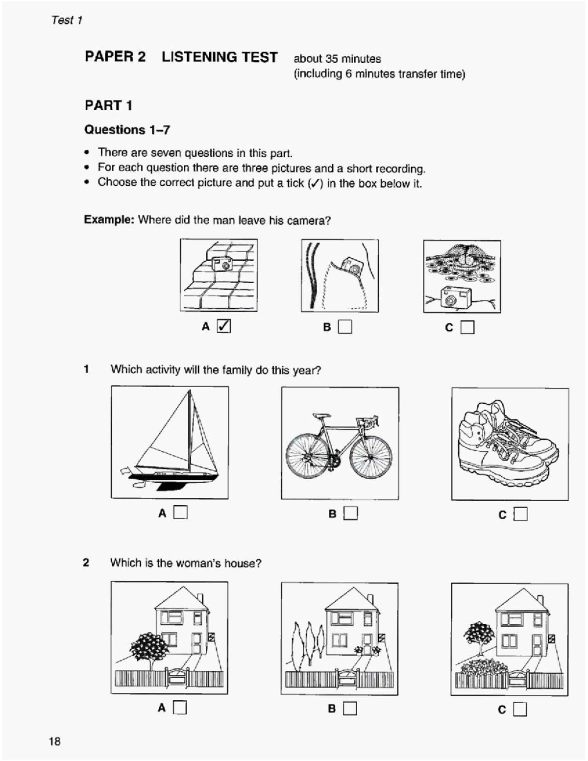 Test 1 - ZX Listening Test with Questions and Answers - Studocu