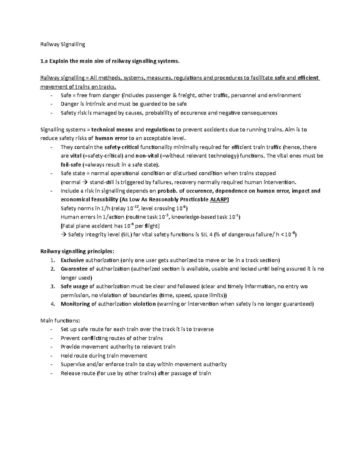 Railway Signalling Systems: Principles, Components, and ERTMS Overview ...