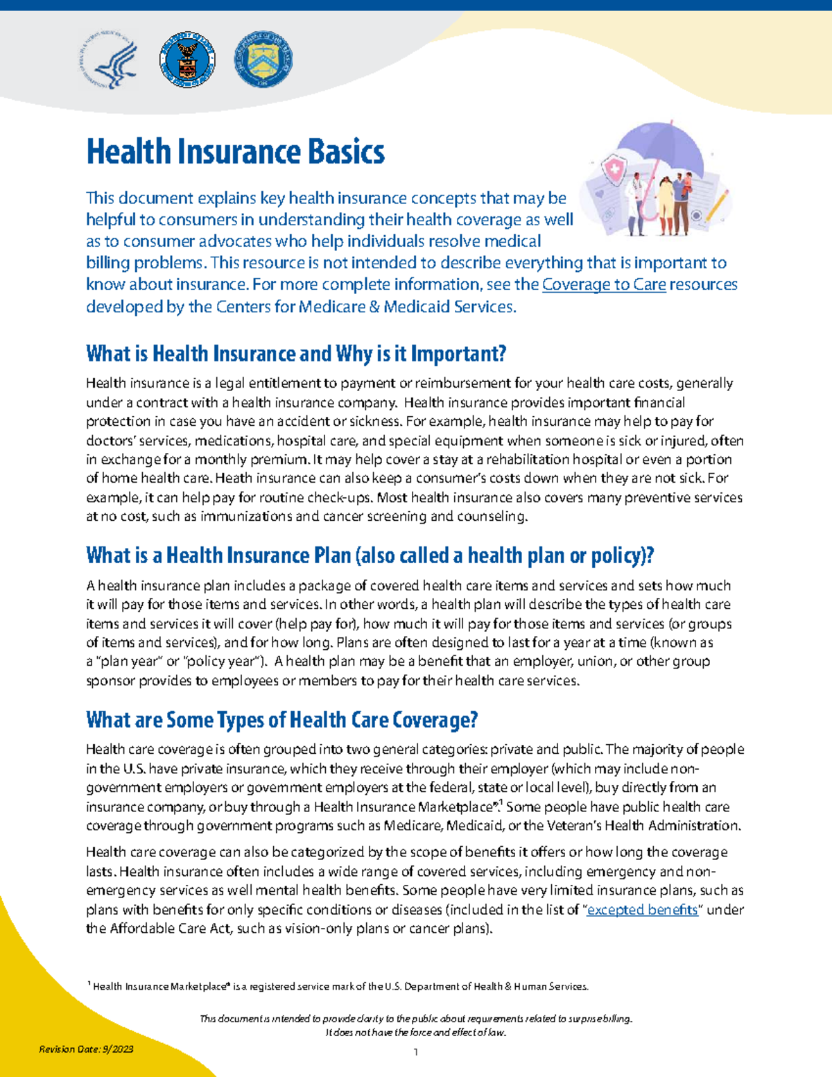 Nsa Health Insurance Basics: Key Concepts for Consumers - Studocu
