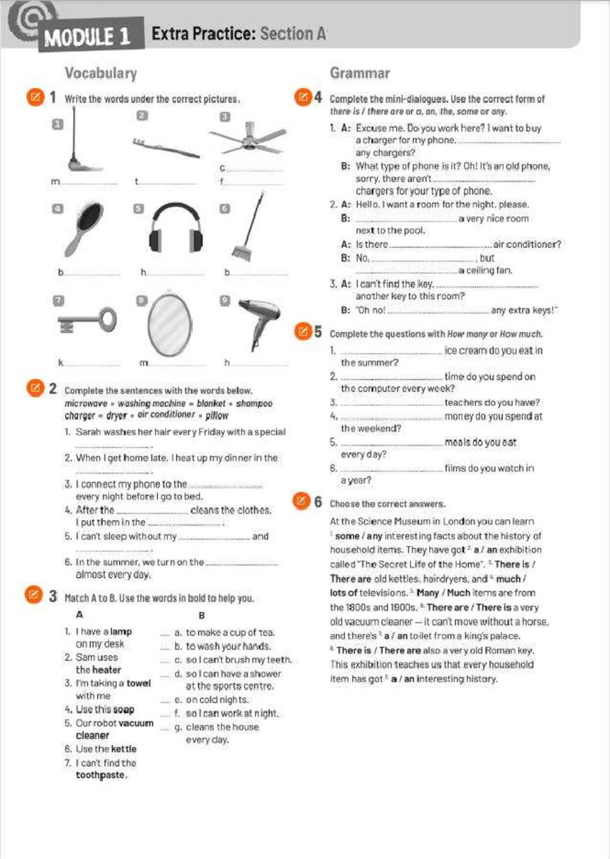 MODULE 1 Extra Practice: Vocabulary and Grammar Exercises - Studocu