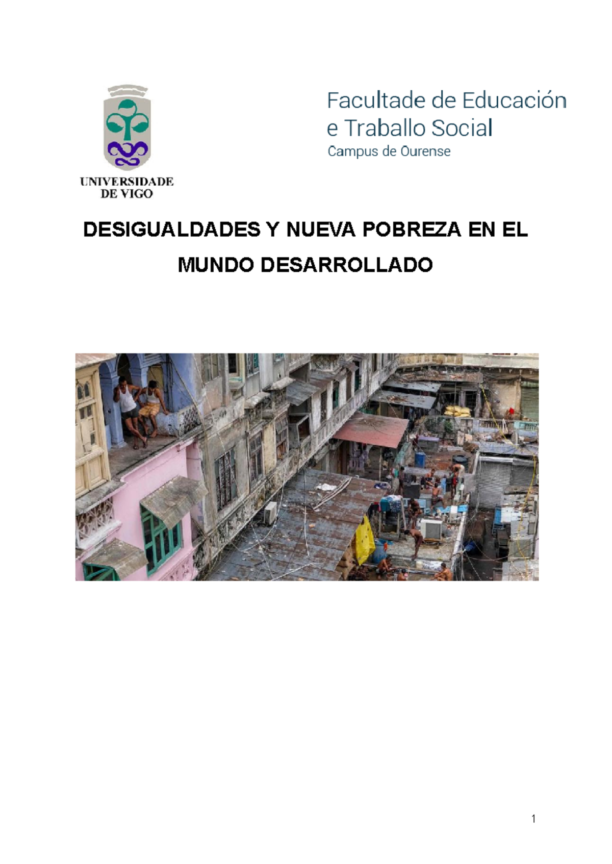 Desigualdades y la Nueva Pobreza en el Mundo Desarrollado: Análisis y ...
