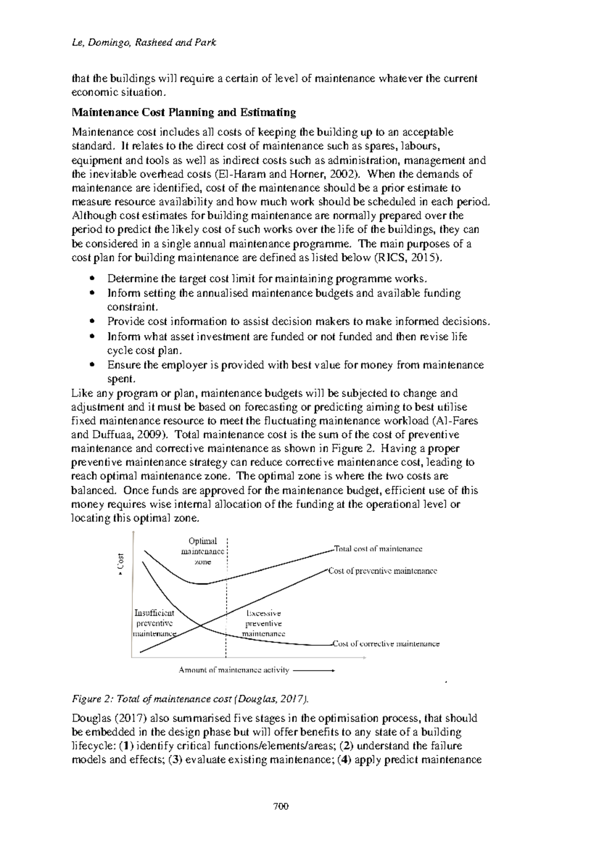 4 - 1. Estimating and Planning Building Maintenance Costs - Studocu