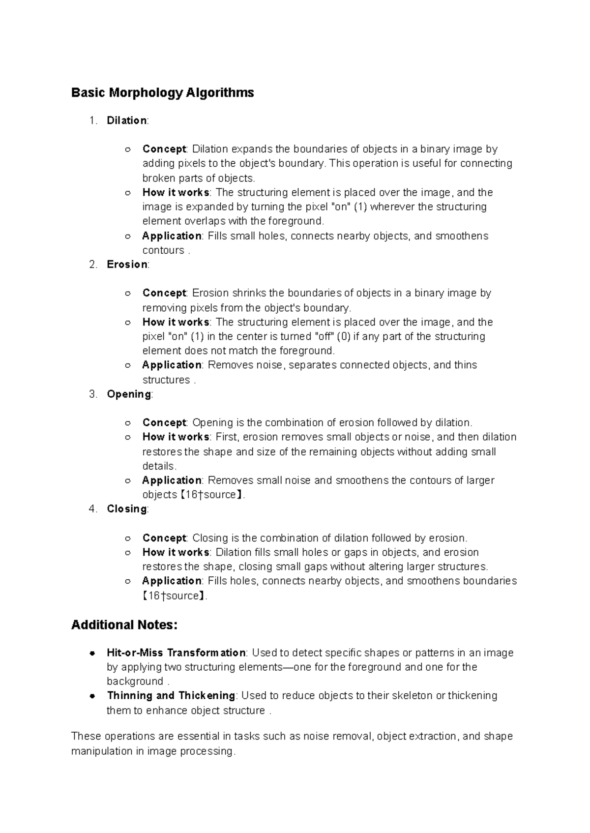 Unit4 - REPORTS - Basic Morphology Algorithms Dilation: Concept ...