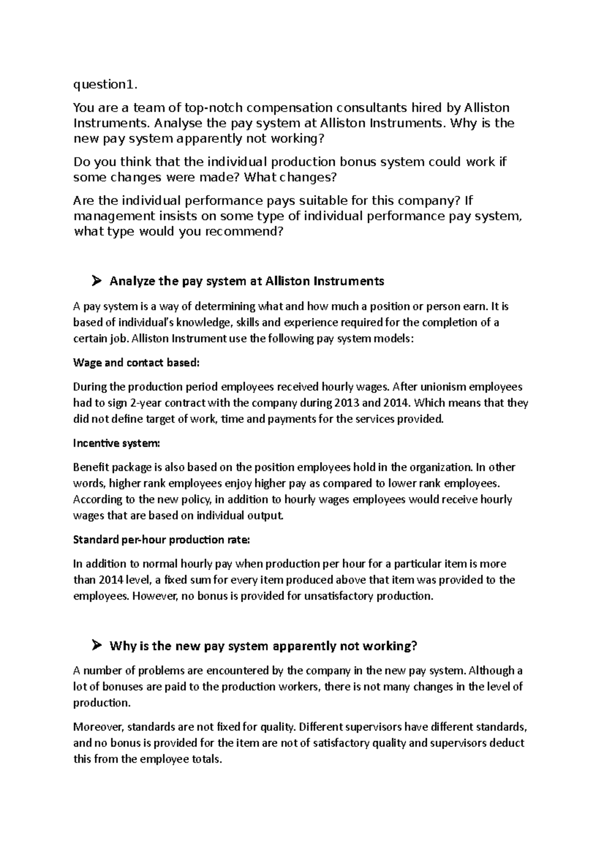 Alliston Instruments Compensation Analysis & Recommendations - Final ...