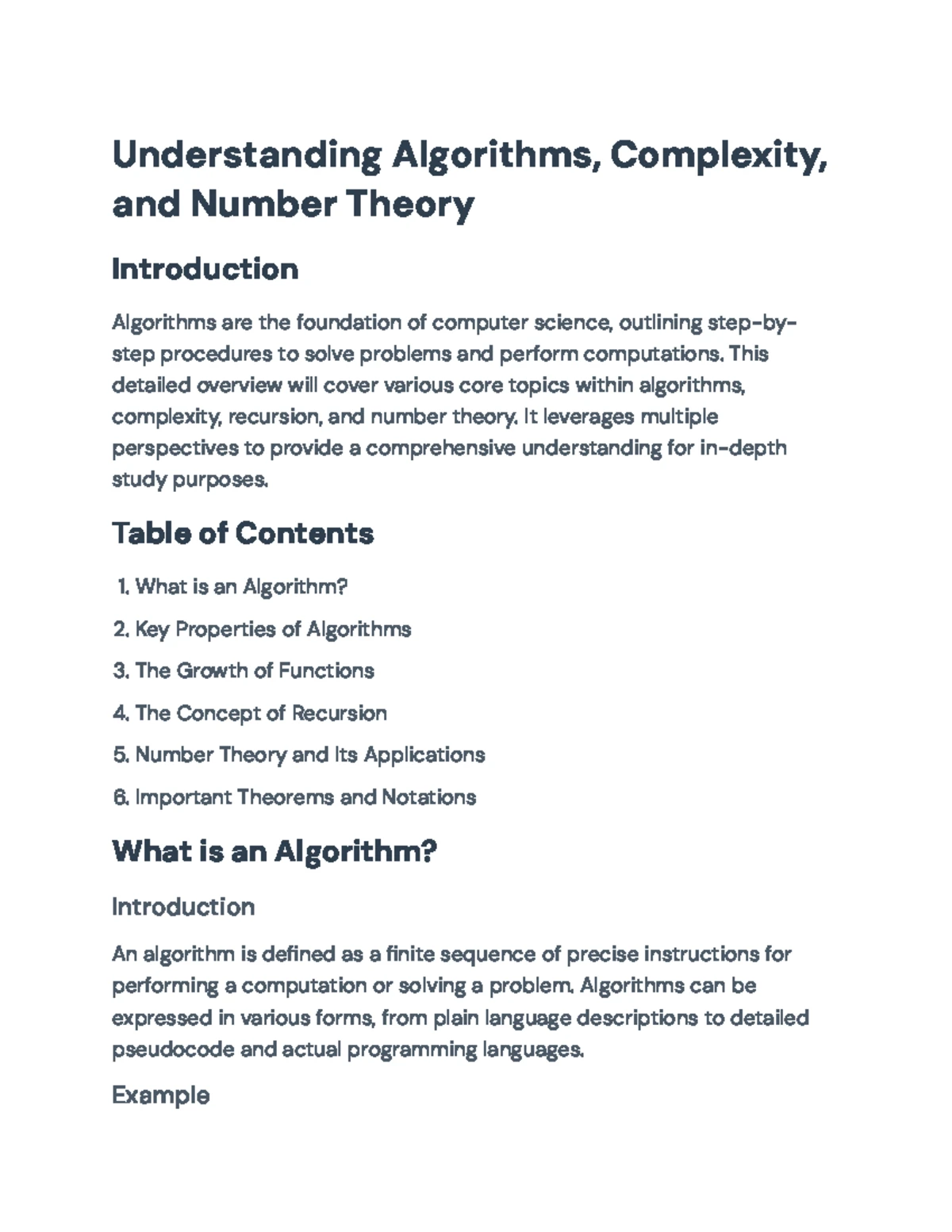 CS101: Final Exam Study Notes on Algorithms & Function Growth - Studocu