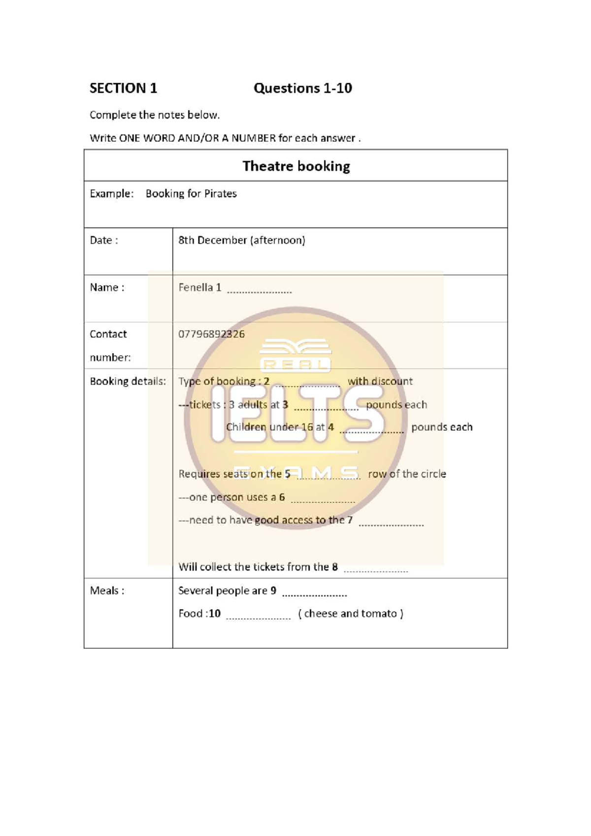 Test 20 - esp2: IELTS Exam Practice Questions and Notes - Studocu