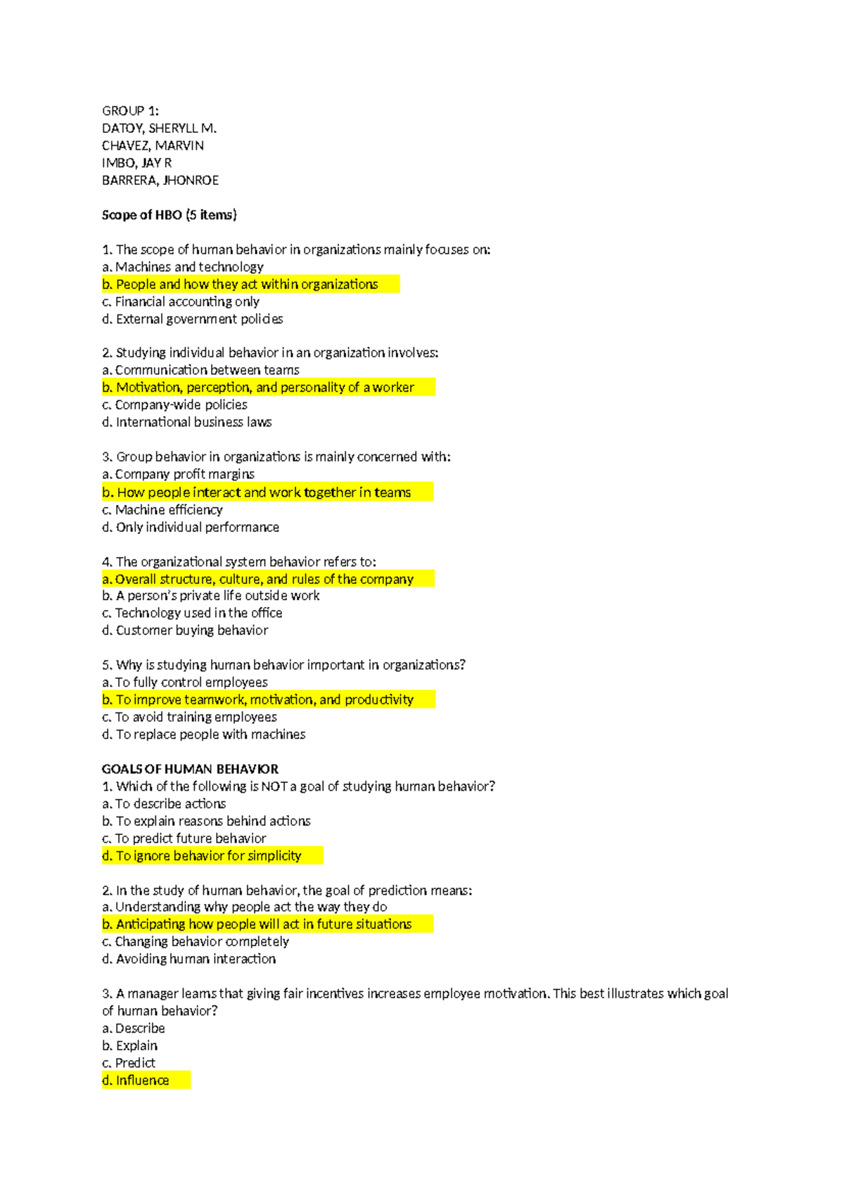 Humborg- Prelims- Reviewer: Understanding Human Behavior in ...
