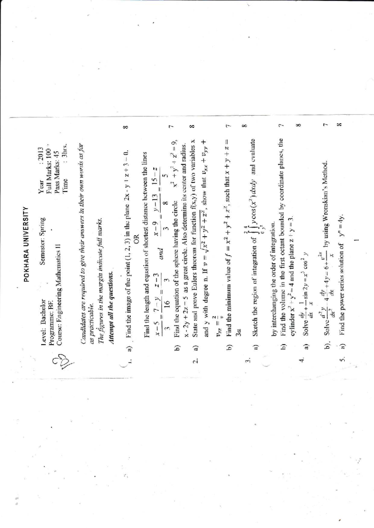 Math II & Algebra Merged Notes for Course MATH 101 - Studocu