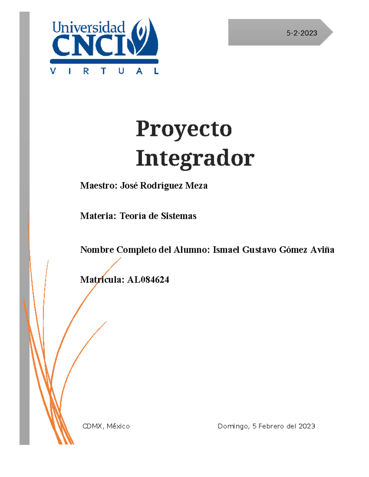 Al084624 Actividad 2 Teoria De Sistemas Teoria De Sistemas 5 2