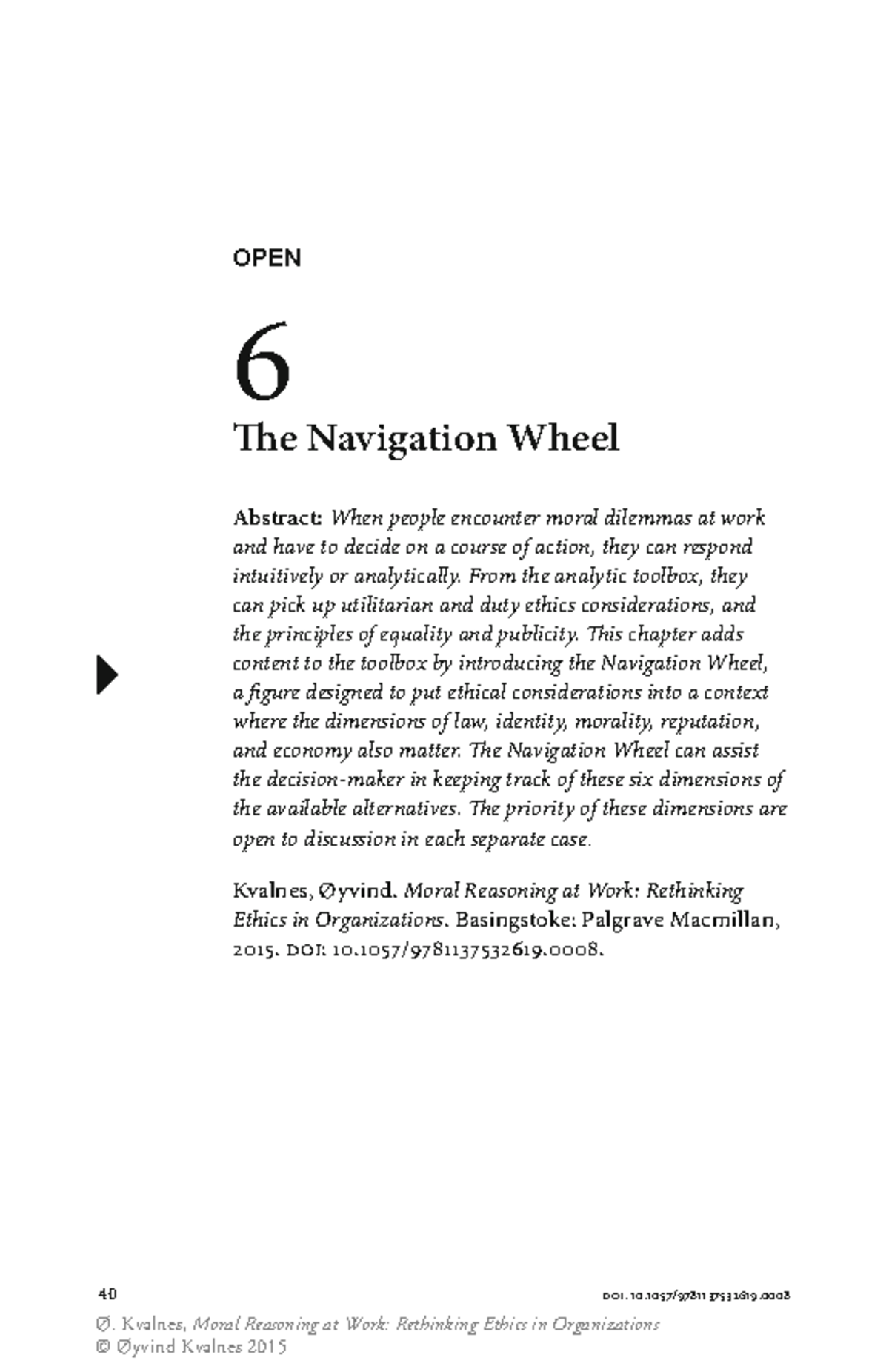 Moral Dilemmas and the Navigation Wheel: Insights on Ethics - Studocu