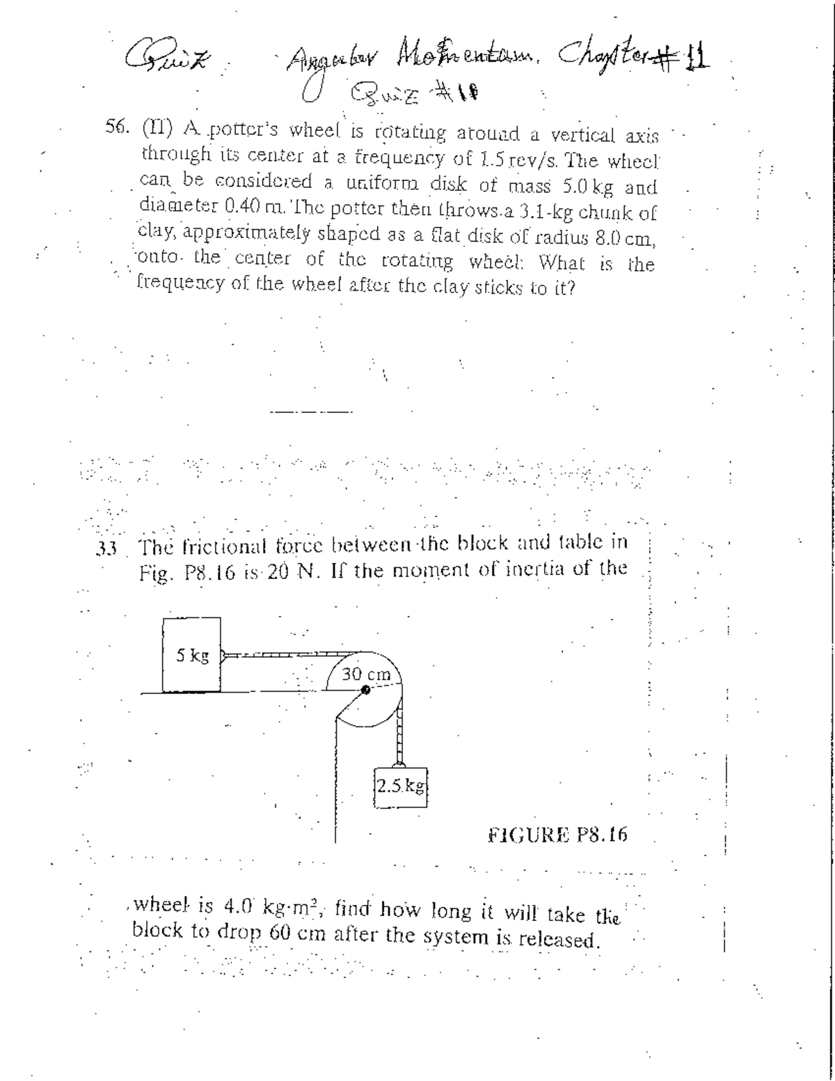 Chapter 12 Quiz Notes - Physics Lab - Studocu