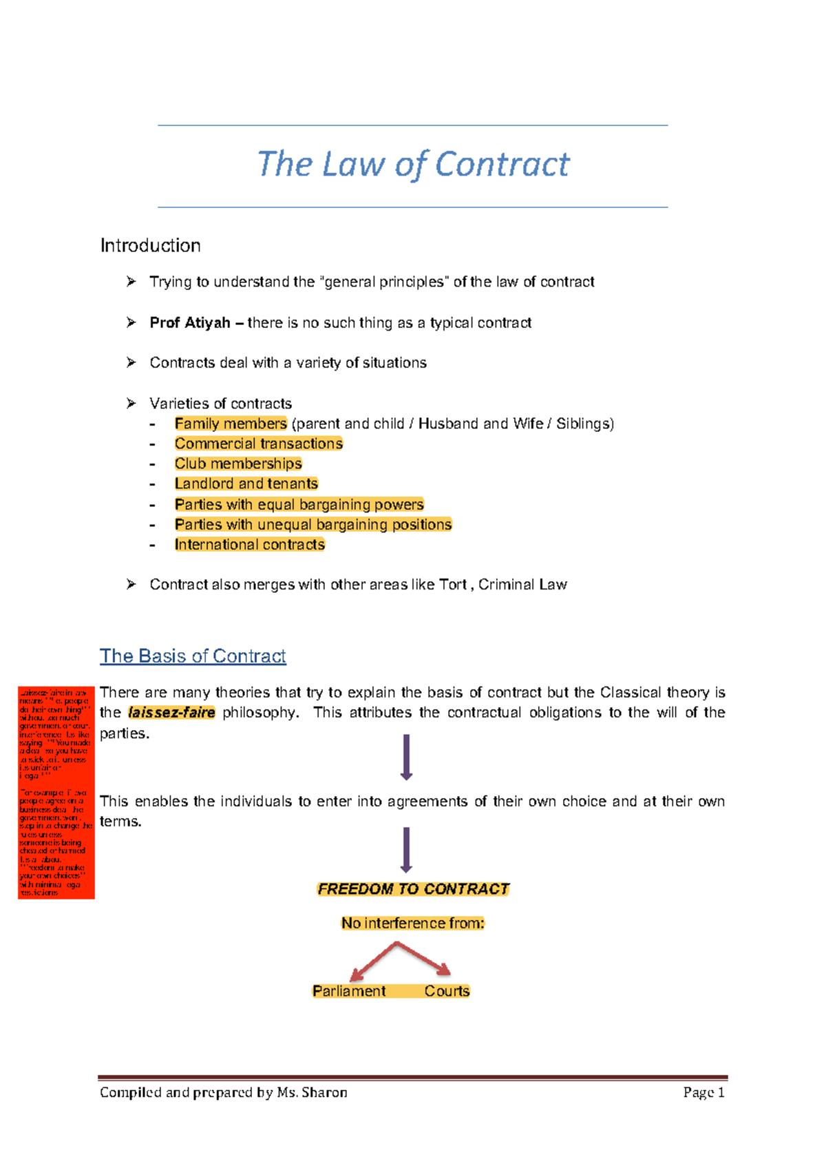 Law of Contract: Offer and Acceptance Principles (UOL Guide) - The Law ...