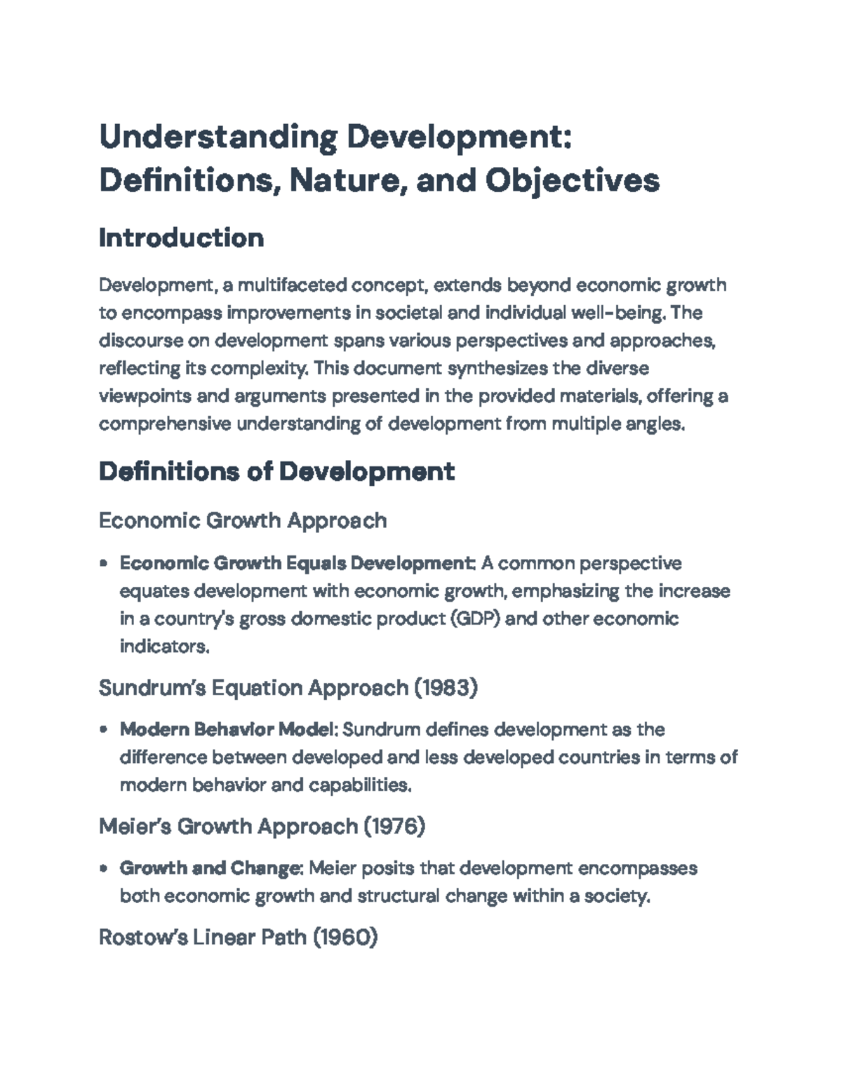 Understanding Development: Definitions, Theories, and Objectives ...