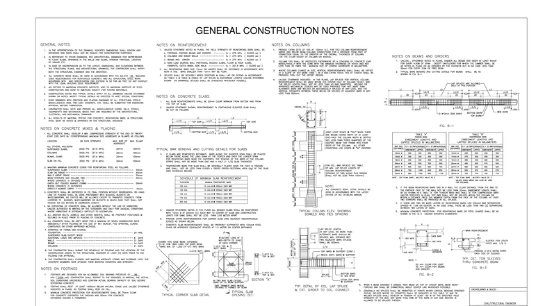 BIP 2025: General Construction Notes for Tingloy Cultural Arts Building ...