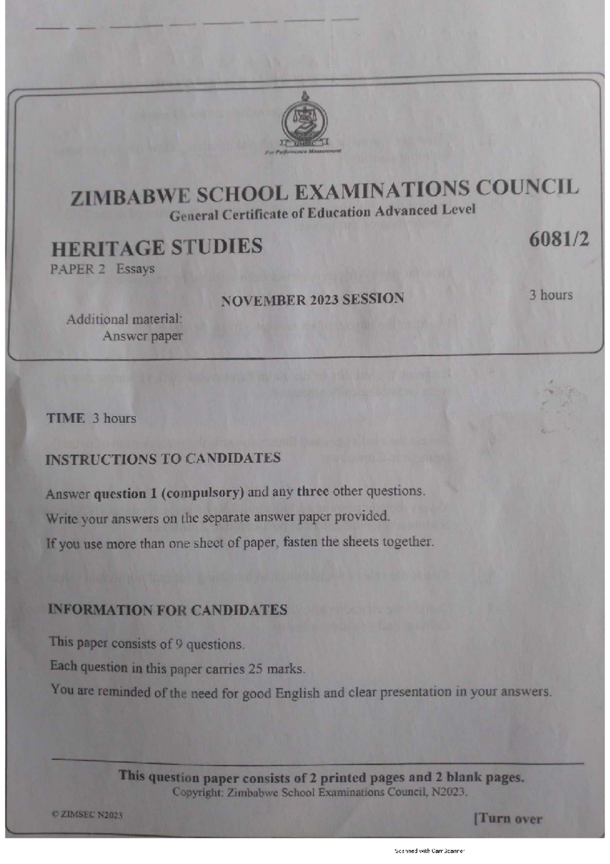 zimsec-6081-heritage-studies-paper-2-exam-notes-nov-2023-studocu