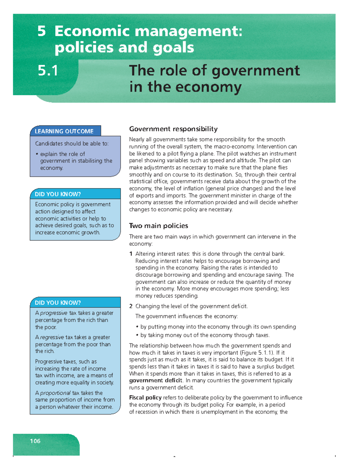 ECON 101 - Final Exam Notes on Economic Management and GDP - Studocu