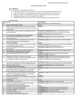 Principles of Engineering Economics-101-164 - Unit Four Basic Methods ...