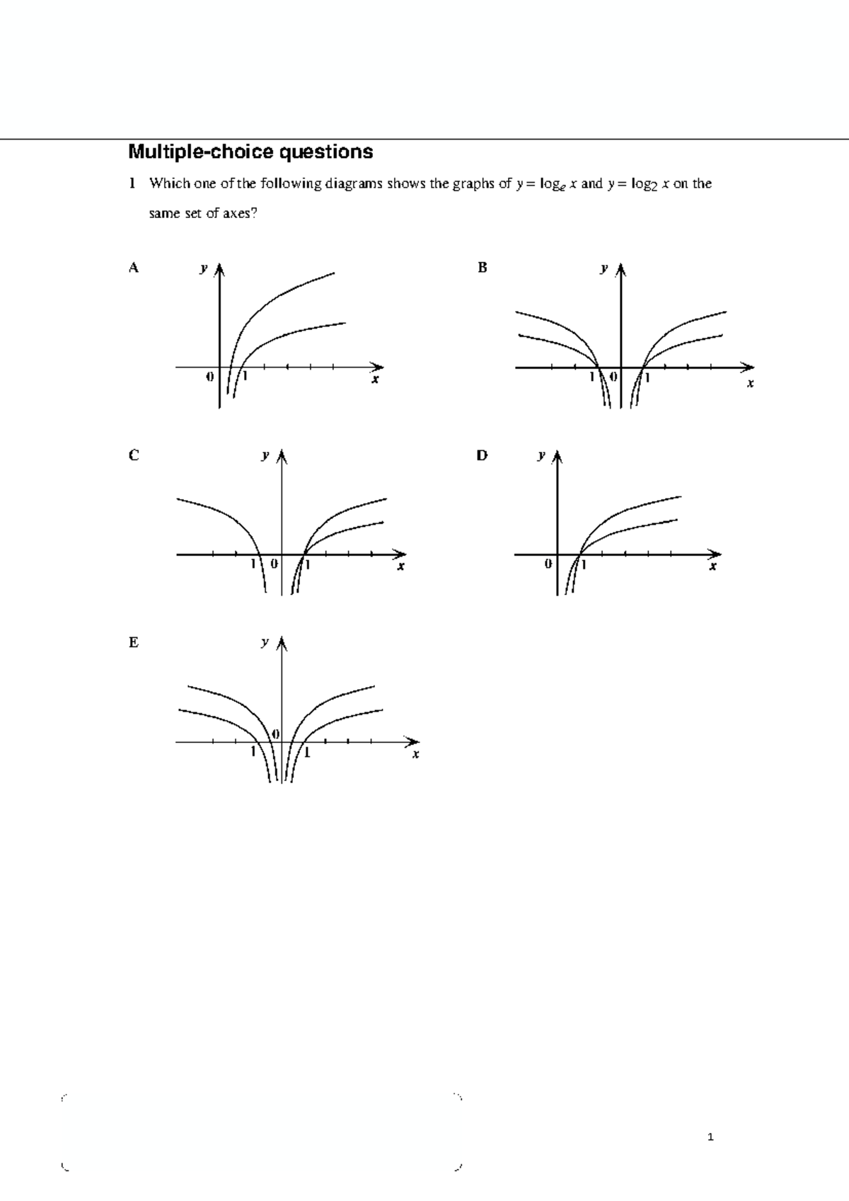 Cambridge Senior Mathematical Methods Units 3 4 Chapter 5 Exponential ...