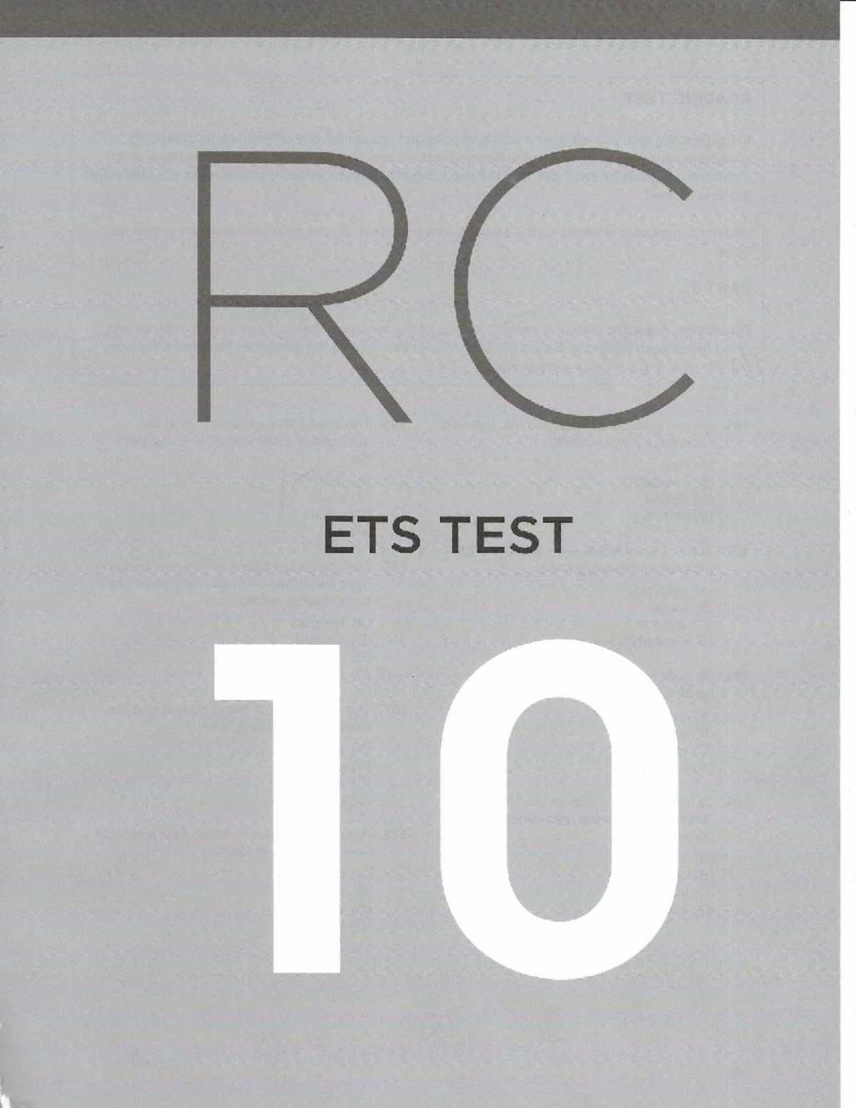 Reading Test Part 5 - ETS 2022 TOEIC Preparation - Studocu