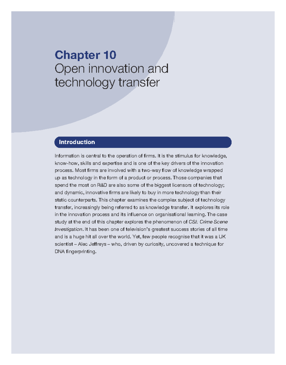 Open Innovation & Tech Transfer in NPD (M10) - Chapter 10 Insights ...