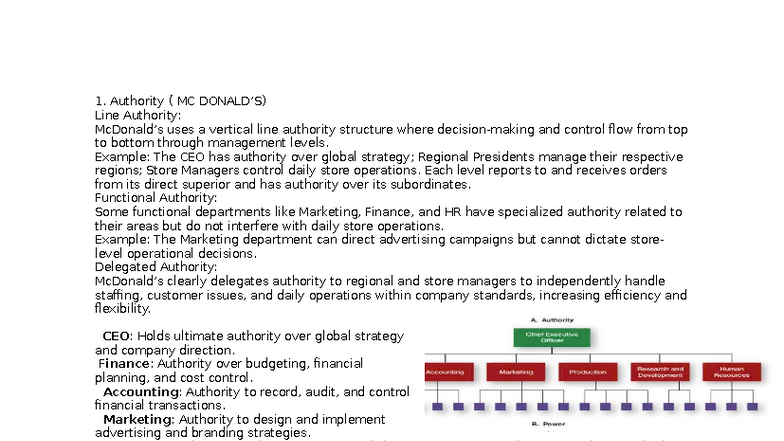 1 - Authority and Power in Organizational Structure (MC) - Studocu