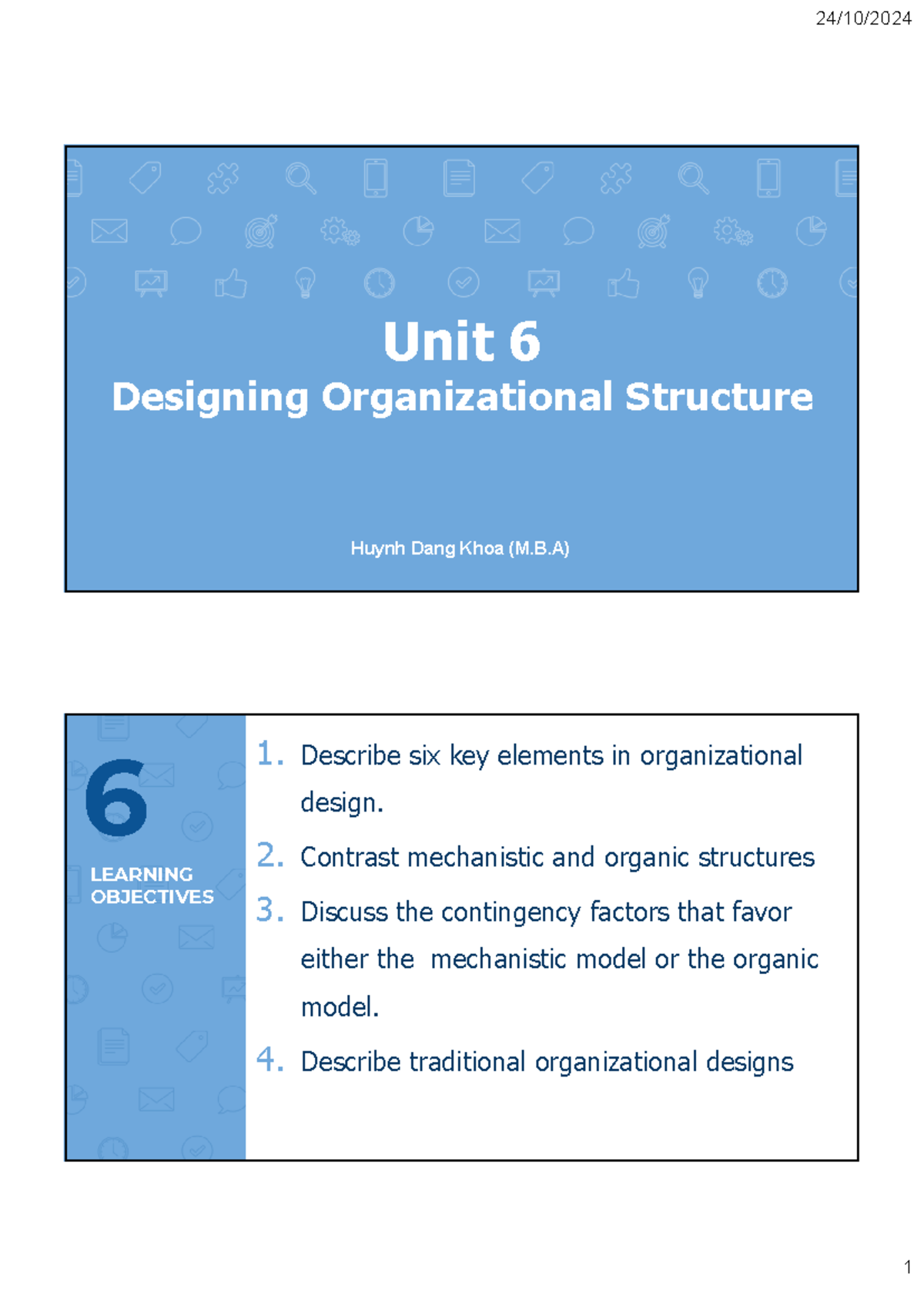 C6. Organizational Structure Design and Key Elements Explained - Studocu