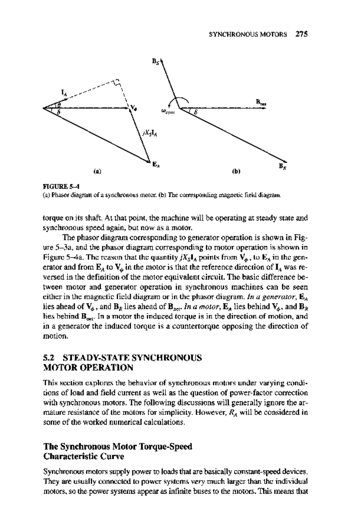 Synchronous Motors: Operation, Characteristics, and Power Factor ...