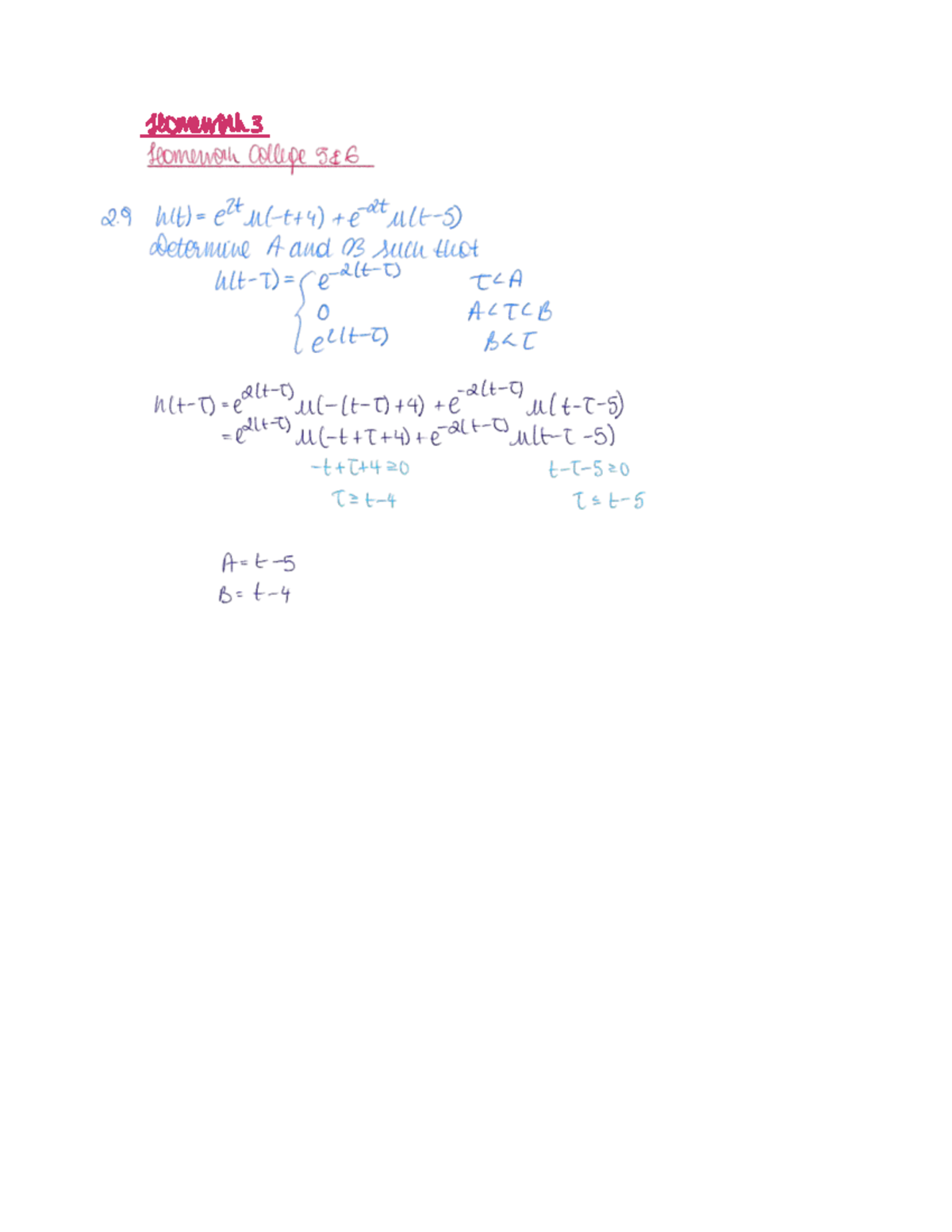 Homework 3 (Course Code: College586) - Chapter 2 Notes - Studeersnel