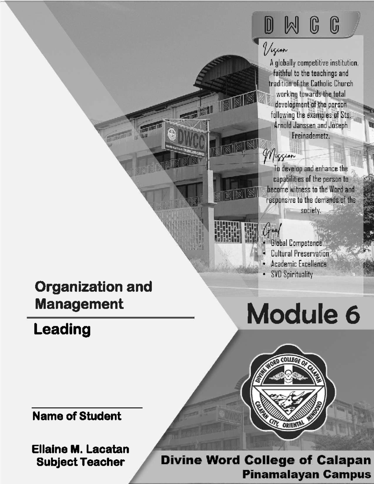 OrgMan 7 - Leadership and Motivation in Organizations - Studocu