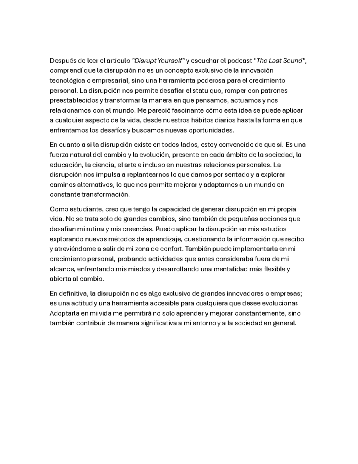 A#3 ESVM Transformar: La Disrupción como Herramienta de Crecimiento ...