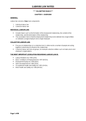 Labour law Assignment 2 Mrl3702 unisa - MRL3702 - Unisa - Studocu
