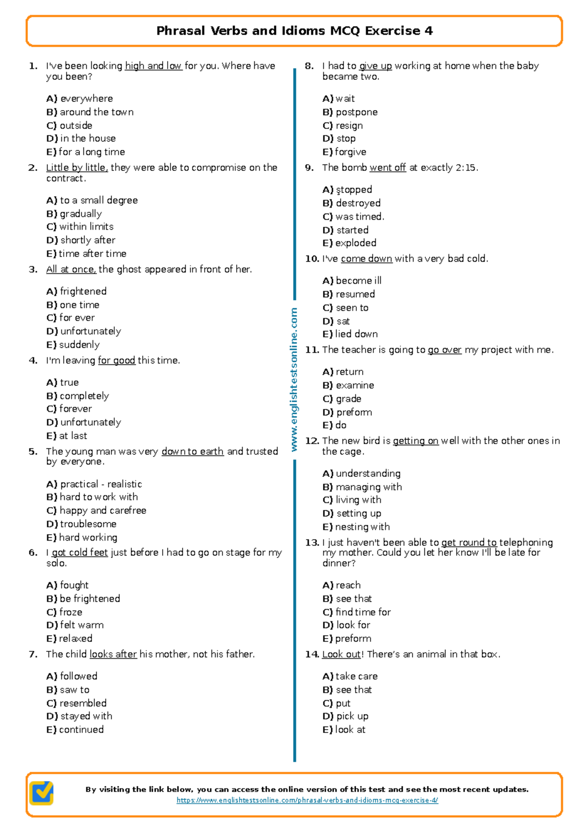 1896 phrasal-verbs-and-idioms-mcq-exercise-4 englishtestsonline.com - I ...