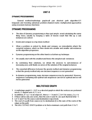 Daa UNIT5 notes - UNIT – V Deterministic and non-deterministic ...