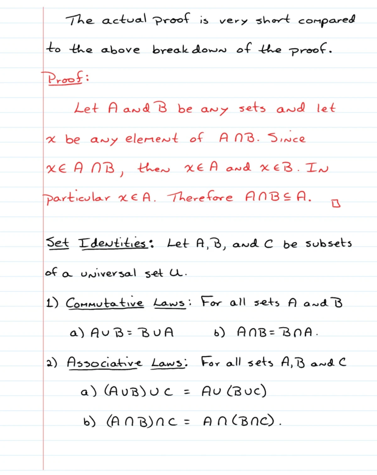lesson 1.2 (the language of sets) - Math 2310 Discrete Math Lecture 2 1 ...