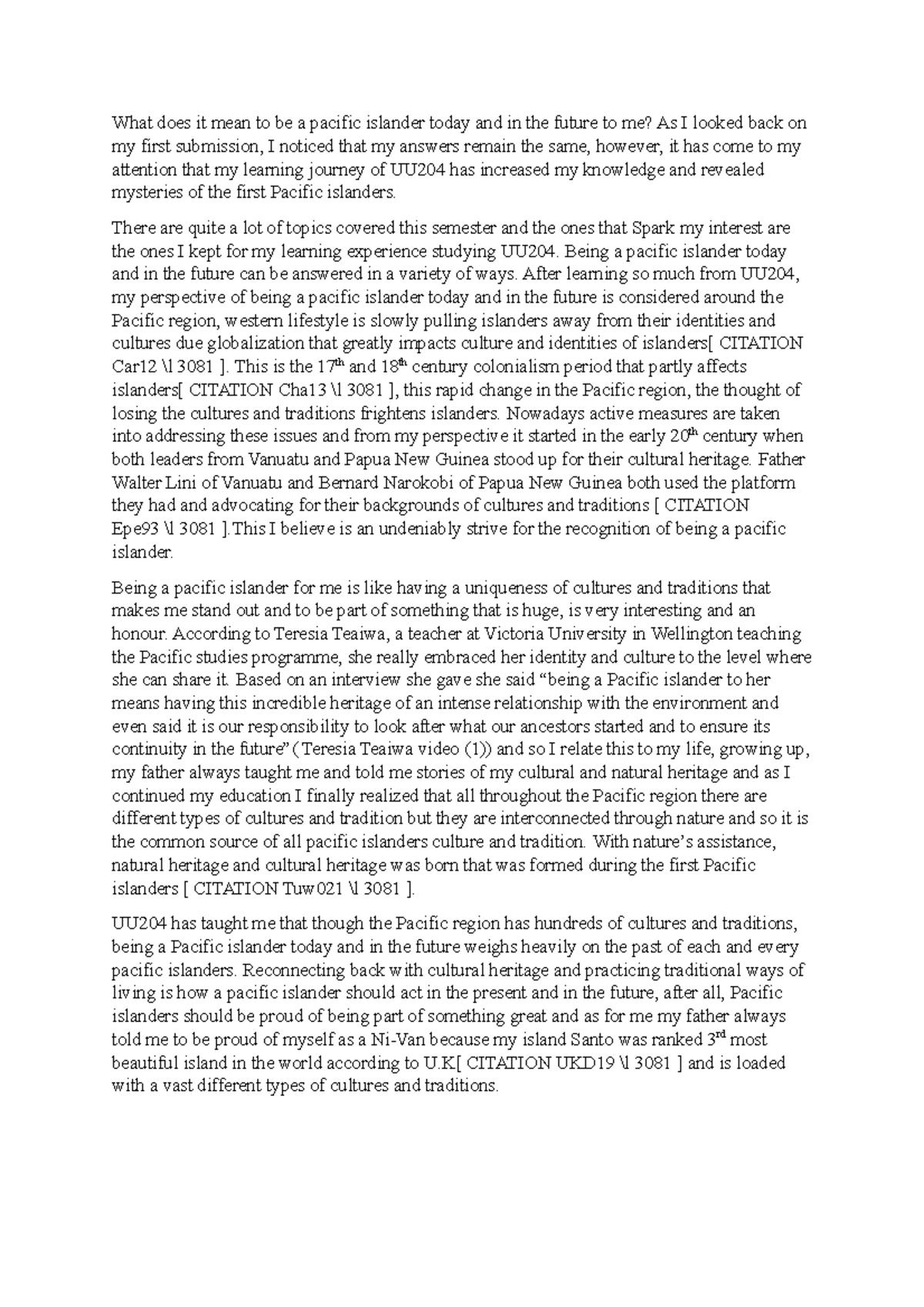 Final reflection 2 - This is the individual assignment , with its ...