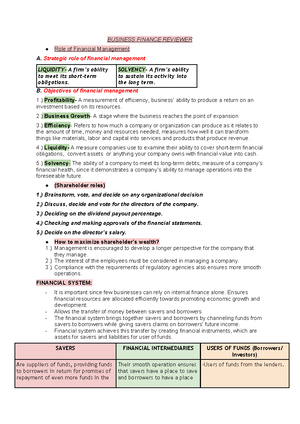 Chart of Accounts Overview for Financial Statements (ACCT 101) - Studocu