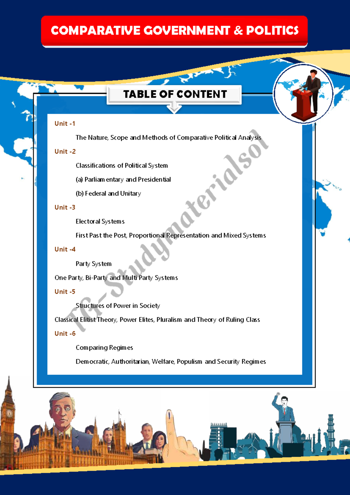 Comparative government and politics Ba 4th R - COMPARATIVE GOVERNMENT ...