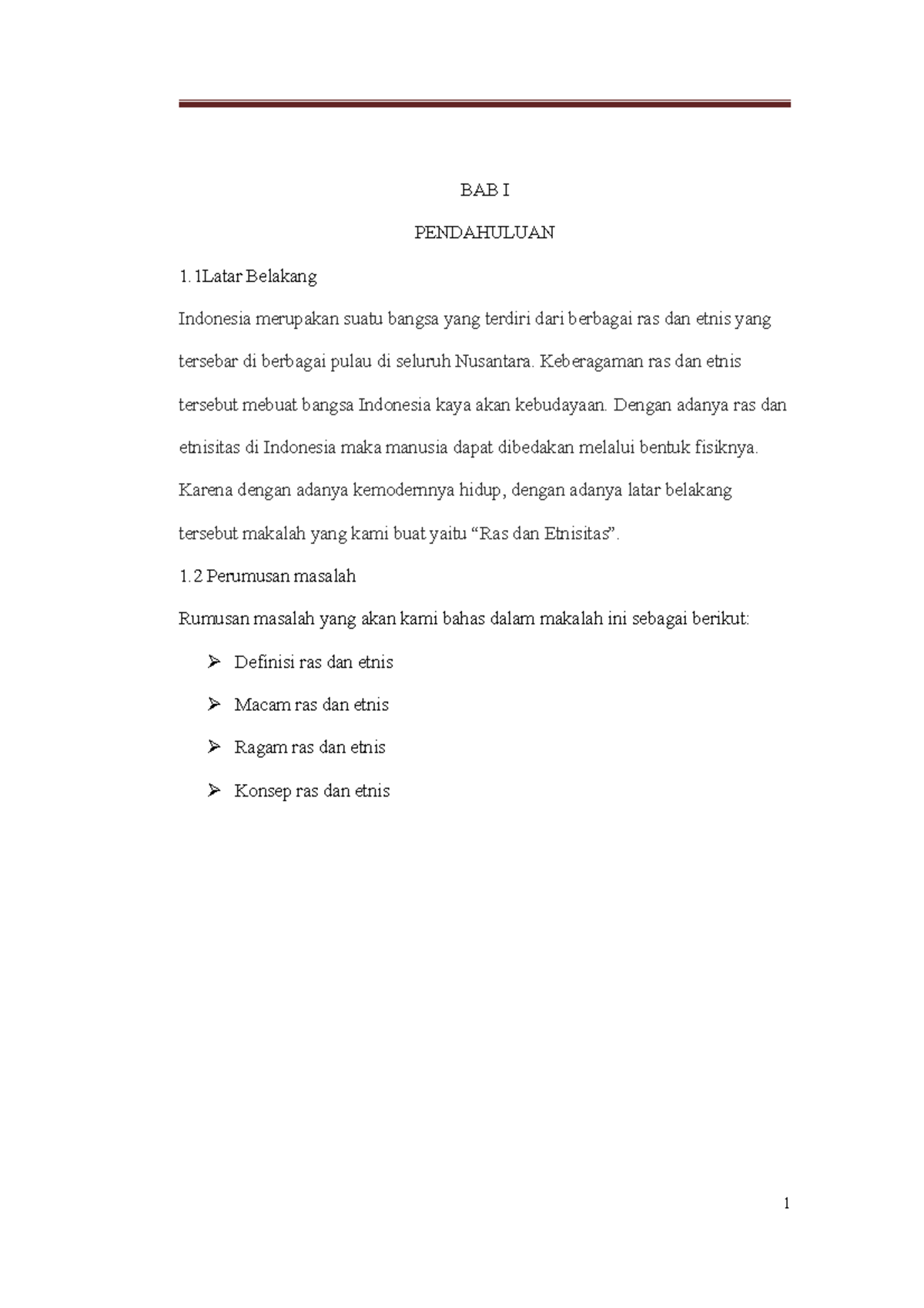 Makalah Tentang Ras dan Etnis di Indonesia: Definisi dan Perbedaan ...