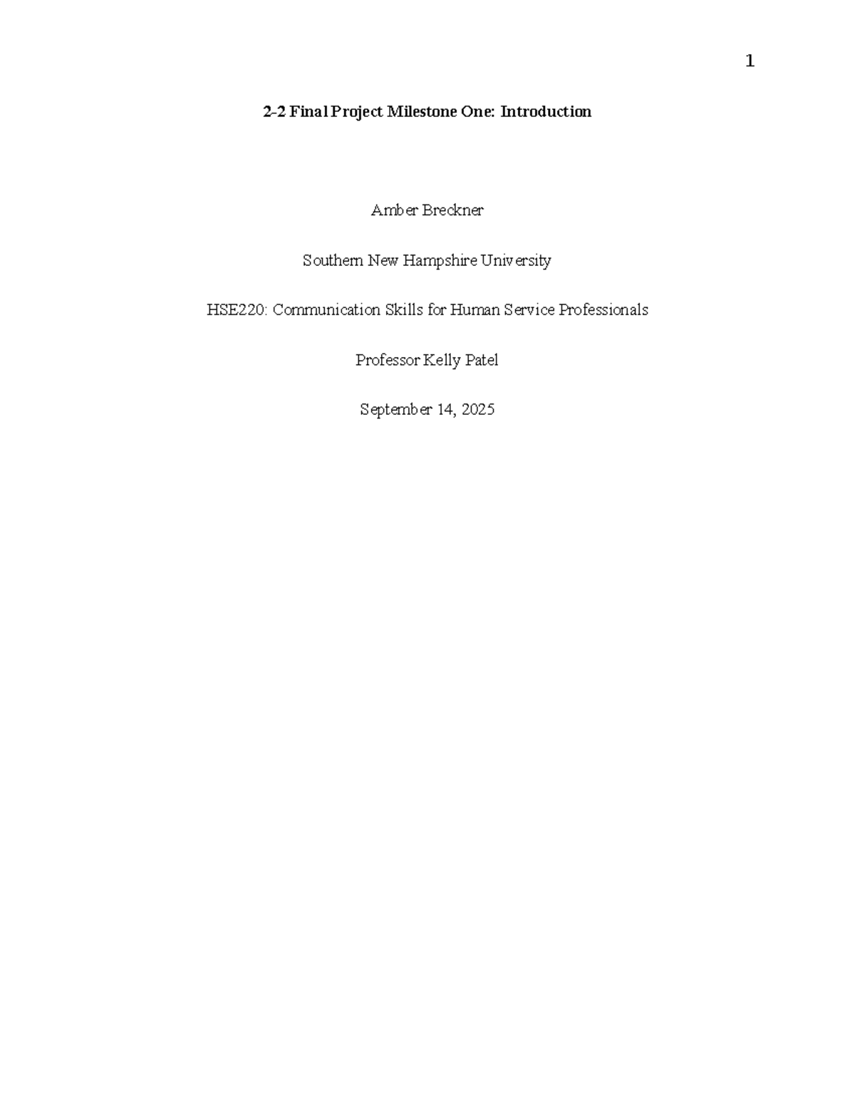 HSE220 Final Project Milestone One: Client Transportation Issues - Studocu