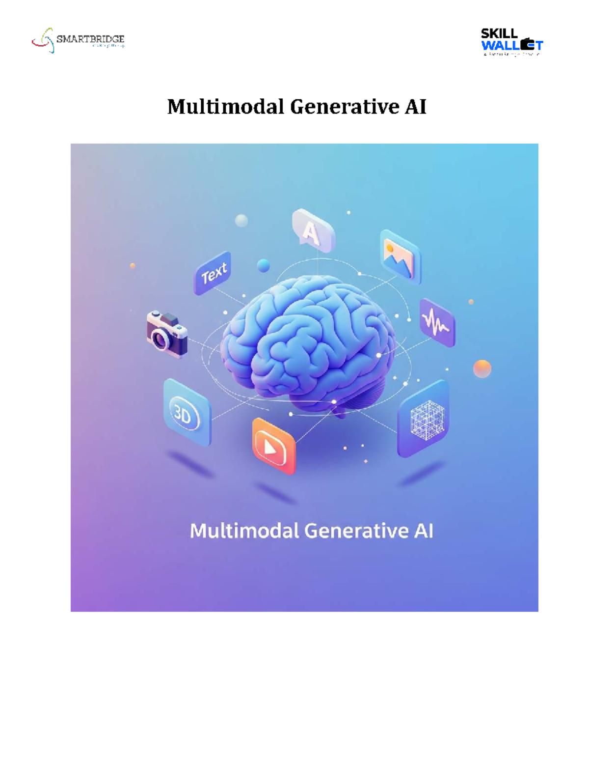 Multimodal Generative AI (Course Code: AI101) - Lesson 1 & 2 Overview ...