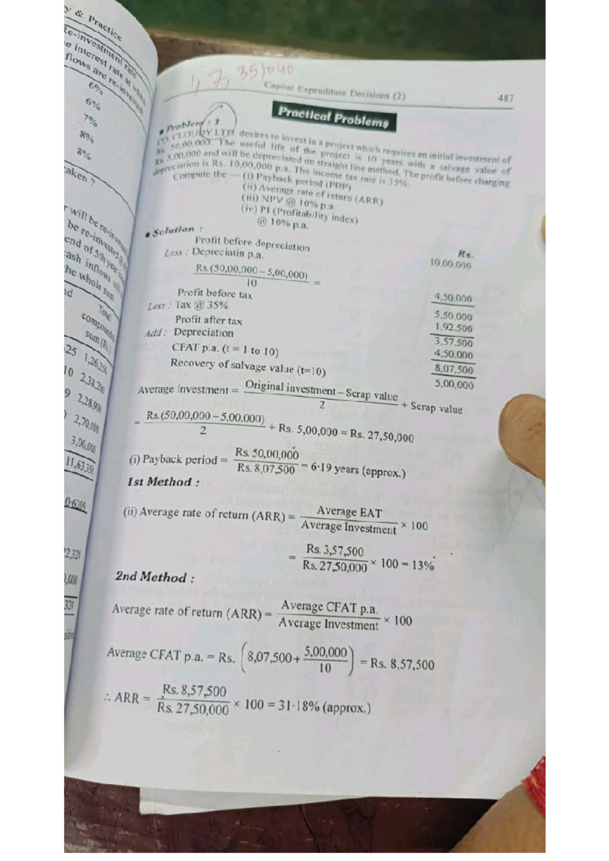 Capital Budgeting Analysis (FIN 101) - Final Exam Notes - Studocu