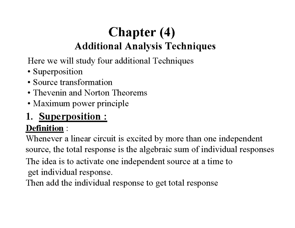 Thevenin theorem 2 - ELECTRICAL ENGINEERING TUTORIAL - Chapter (4 ...