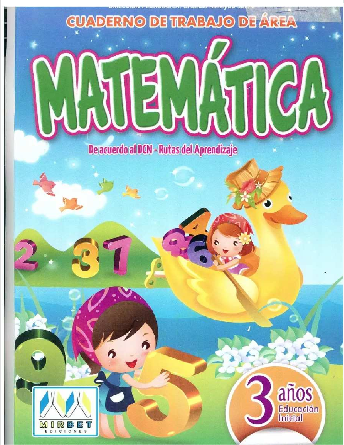 CUADERNO DE TRABAJO DE MATEMÁTICA 3 AÑOS - EDUCACIÓN INICIAL - Studocu