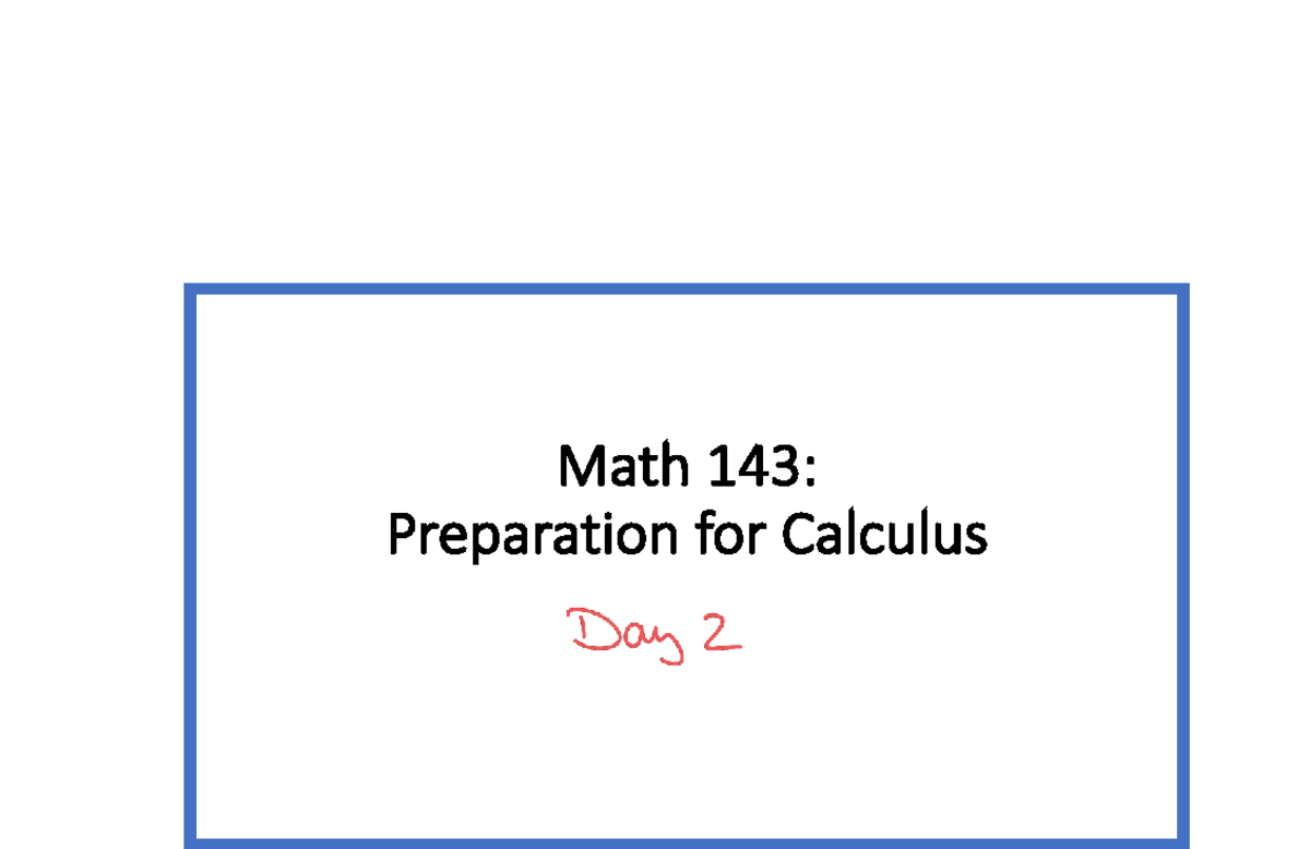 Math 143: Final Exam Review on Quadratic Equations - Studocu