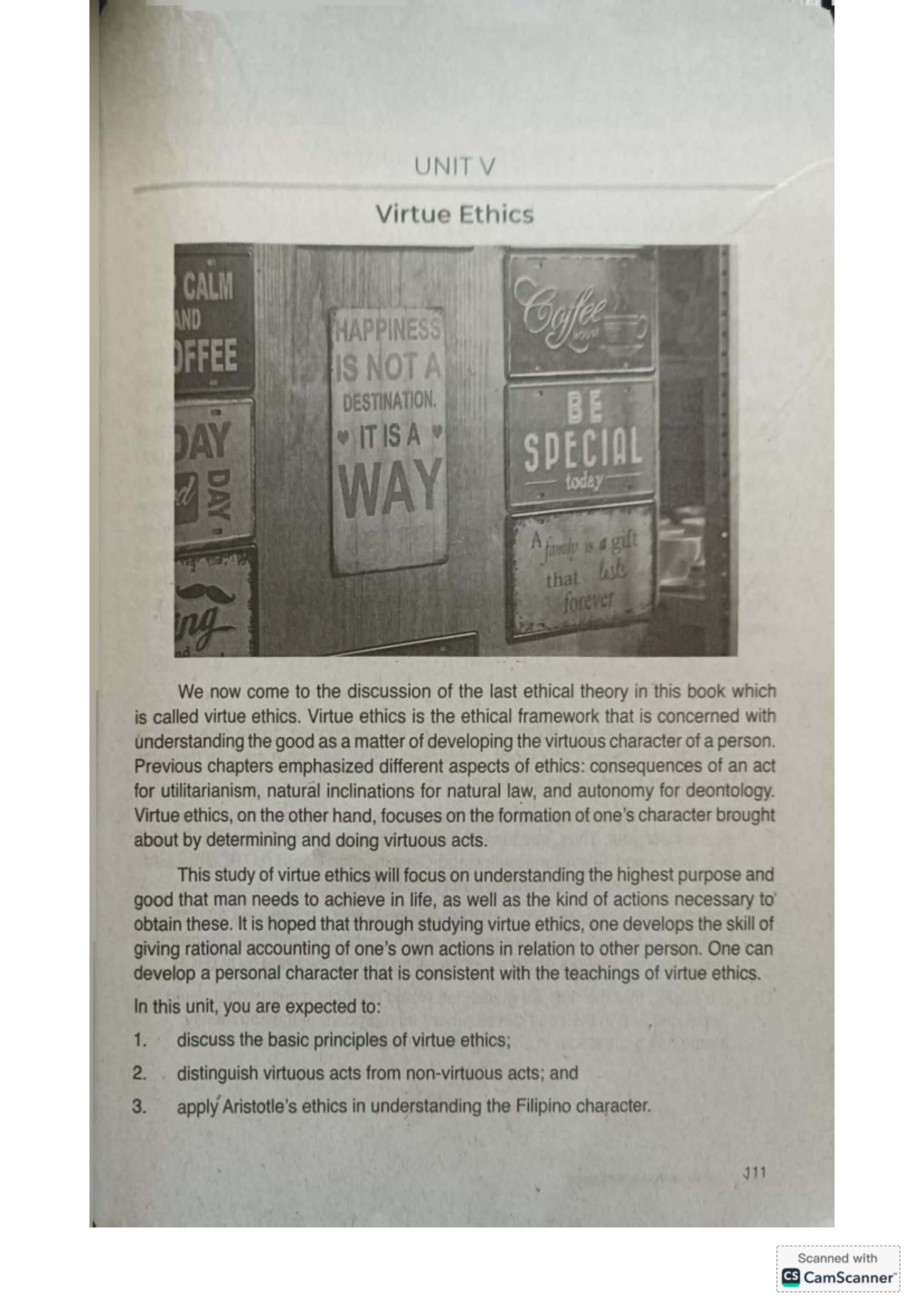 UNIT V: Virtue Ethics and the Pursuit of Happiness - Studocu