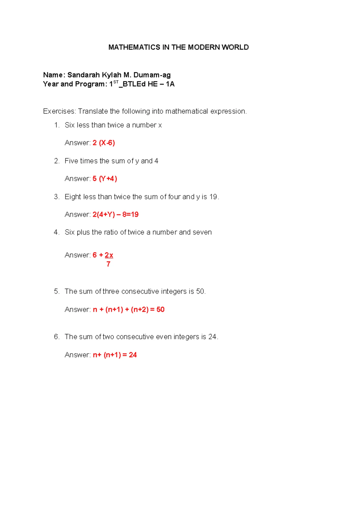 Answer Key: 7 Kontinente at 5 Karagatan Worksheet - Studocu