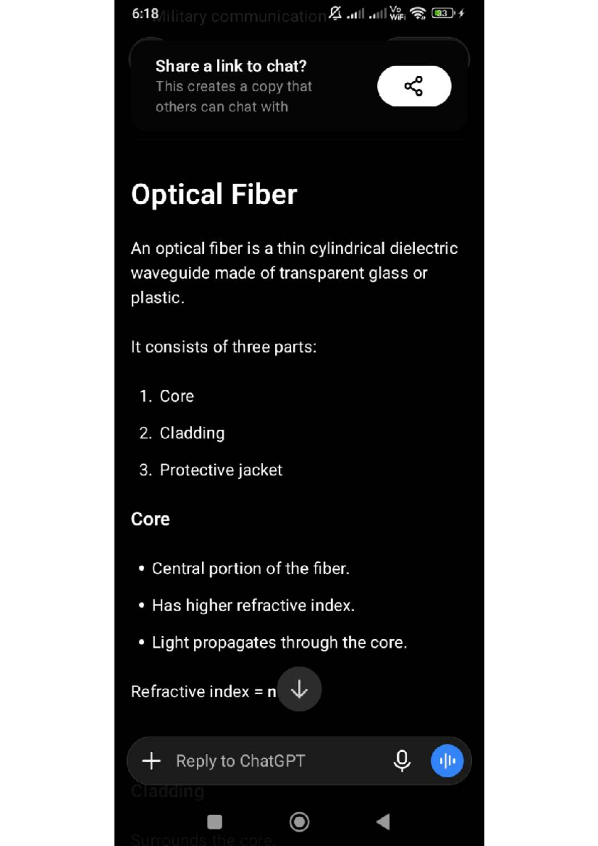 Optical Fiber Communication: Principles and Applications (Course Code ...